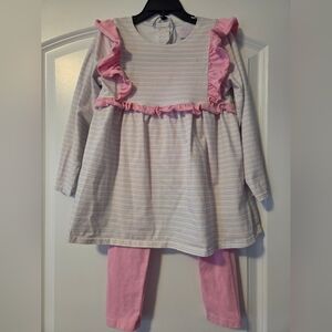 Adorable Pink Striped Set